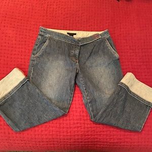 The Limited Stretch Cropped Jeans, Size 10